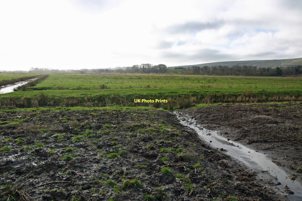 Photo 6"x4" Greenwich Meridian south of Lewes Lewes c2011