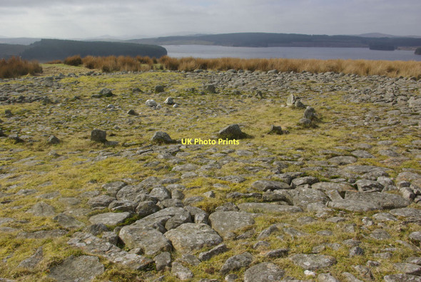 Photo 6"x4" Platform cairn above Llyn Brenig Hafoty Si\u00f4n Llwyd c2011