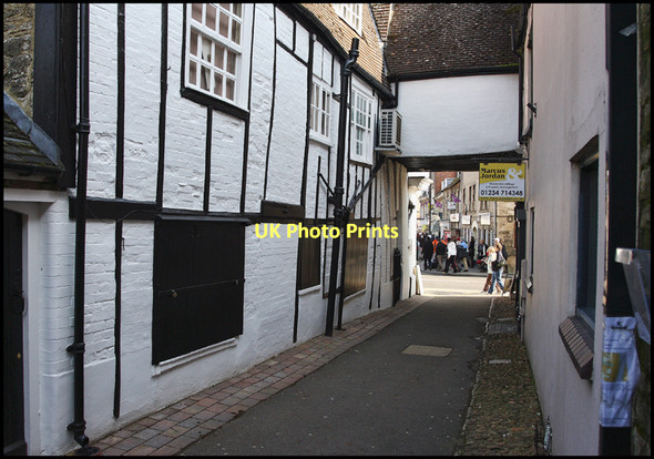 Photo 6"x4" Alleyway leading to the High Street, Olney Olney c2011