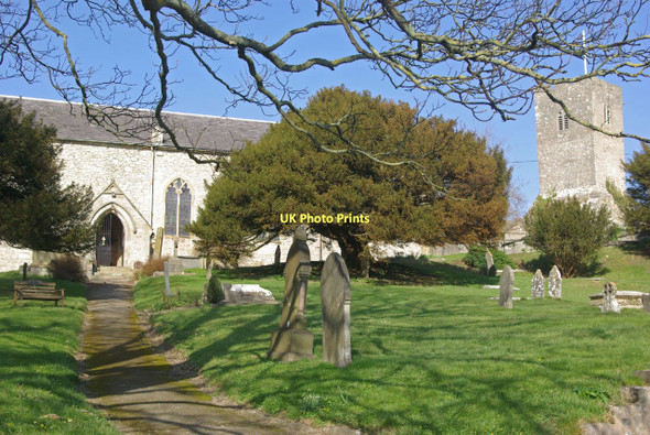 Photo 6"x4" Henllan Church Henllan\/SJ0268 c2011