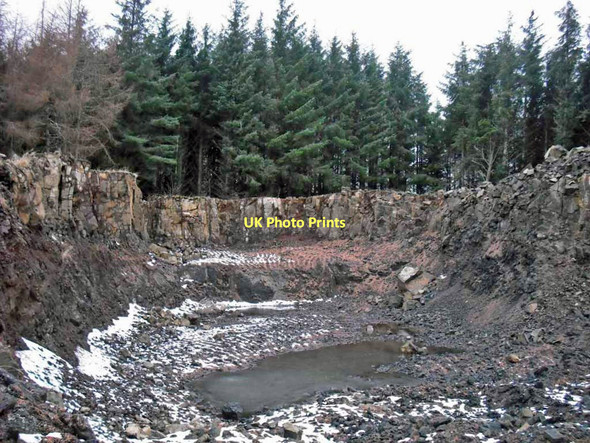 Photo 6"x4" Quarry in the forest Peiness c2011