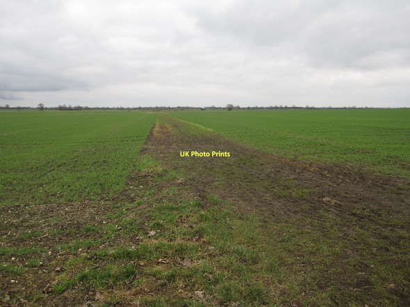 Photo 6"x4" Footpath to Little Thetford Stretham c2011