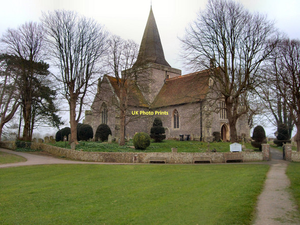 Photo 6"x4" St Andrew's Church, Alfriston Litlington\/TQ5201 c2011