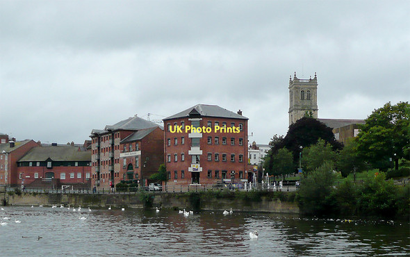 Photo 6"x4" New buildings by the River Severn in Worcester Worcester c2010