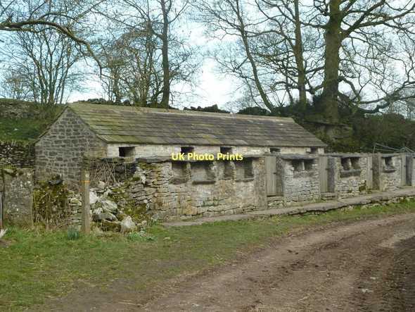 Photo 6"x4" Pig sties at One Ash Grange Farm Monyash c2011