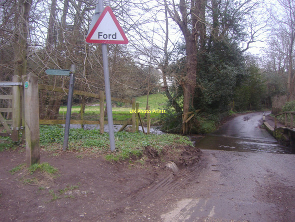 Photo 6"x4" Ford across Tilling Bourne, Shere Shere c2011 P1