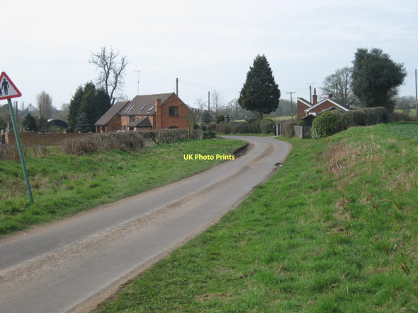 Photo 6"x4" Eaves Green Lane, Meriden Eaves Green c2011