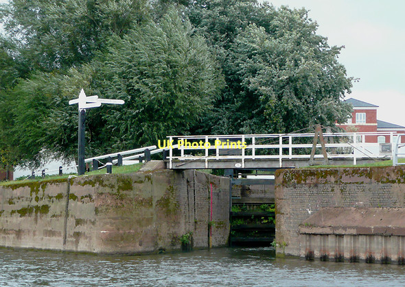 Photo 6"x4" Diglis Bottom Lock in Worcester Worcester c2010