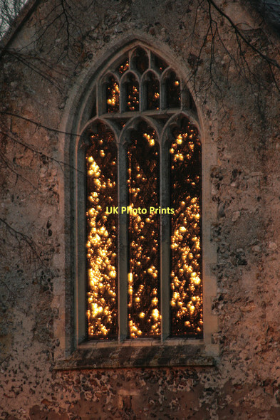 Photo 6"x4" St Mary's, Homersfield - east window Homersfield c2011