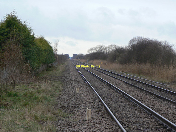 Photo 6"x4" Doncaster to Gainsborough railway line Westwoodside c2011