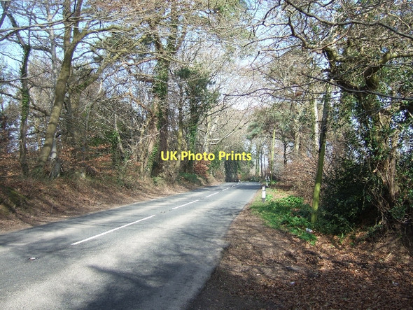 Photo 6"x4" Rockbeare Hill with B3180 West Hill\/SY0694 c2011