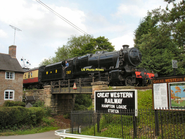 Photo 6"x4" Bridge at Hampton Loade station Hampton\/SO7486 c2005