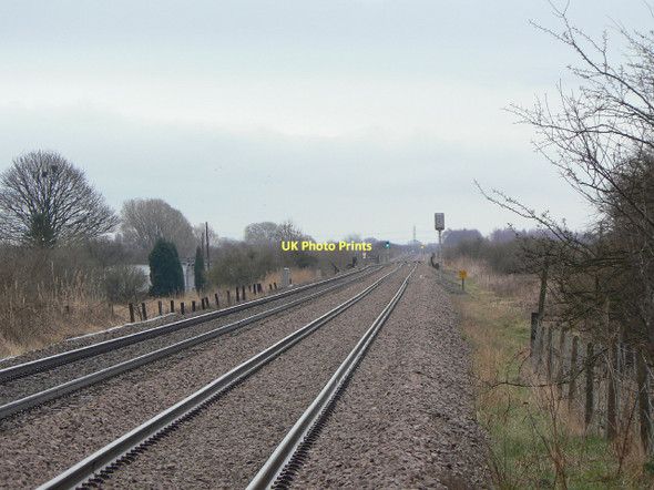 Photo 6"x4" Doncaster to Gainsborough railway line Westwoodside c2011
