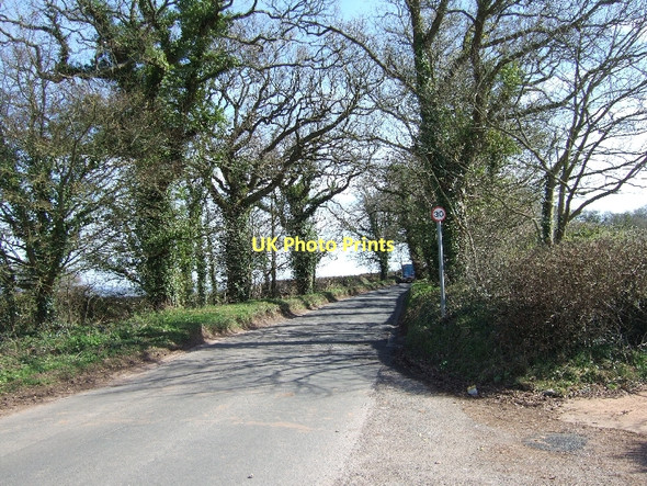 Photo 6"x4" On Beacon Hill, the road to Pinhoe Pinhoe c2011