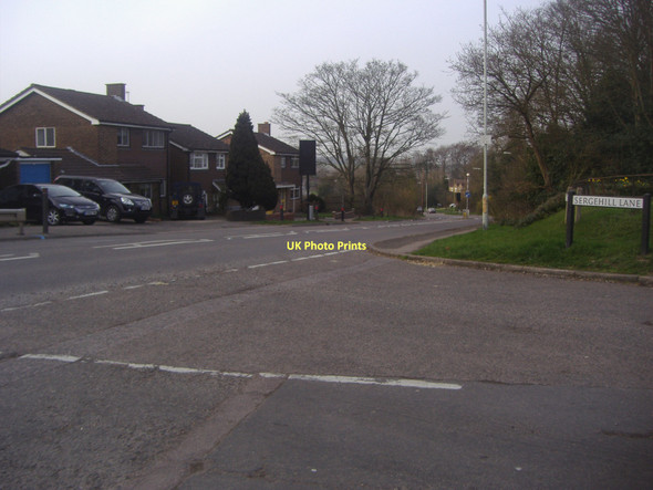 Photo 6"x4" Sergehill Lane at junction of Bedmond High Street Bedmond c2011