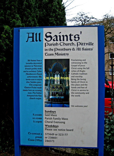 Photo 6"x4" All Saints Church (11) - information board, All Saints Road, Cheltenham Cheltenham c2011