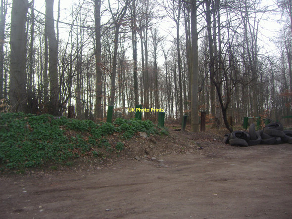 Photo 6"x4" Entrance to Potterscrouch Plantations Bedmond c2011