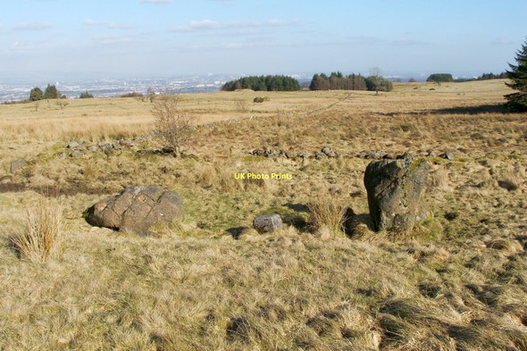 Photo 6"x4" Standing stones at Gleniffer Braes Johnstone\/NS4362 c2011