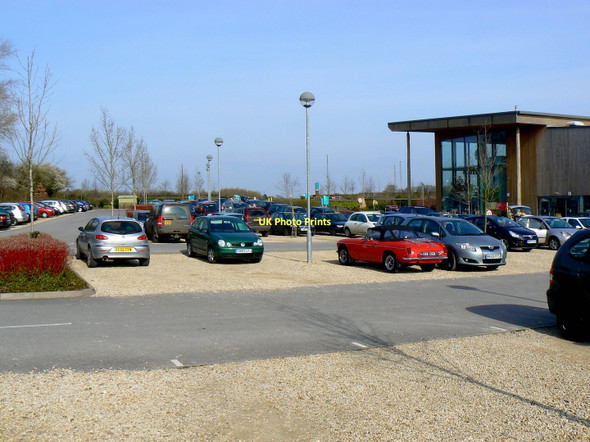 Photo 6"x4" Car park, Dobbies Garden Centre, Siddington Cirencester c2011