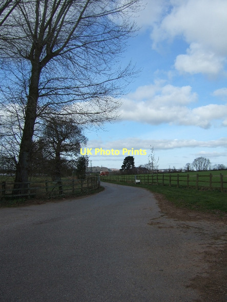 Photo 6"x4" Farm track near Poltimore House Dog Village c2011