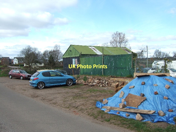 Photo 6"x4" Service station in Dog Village Dog Village c2011