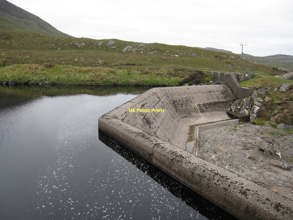 Photo 6"x4" Dam on Allt a' Choin Idhir Meall Odhar\/NH2767 c2010