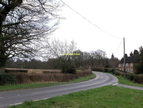 Photo 6"x4" The B2115 passing Harvey's farm west of Warninglid Crabtree\/TQ2225 c2011