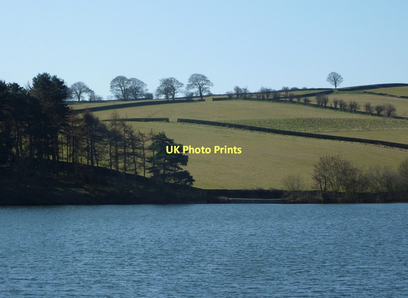 Photo 6"x4" Linacre Upper Reservoir Hollins\/SK3271 c2011