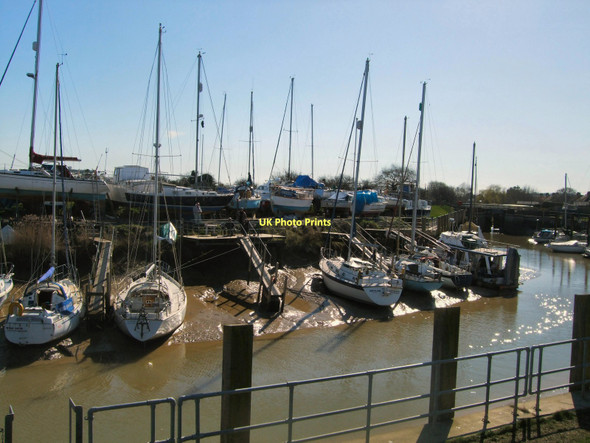 Photo 6"x4" Boats - Rock Channel, Rye Rye c2011