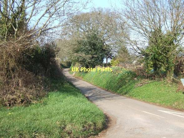 Photo 6"x4" The road to Ford from Red Cross Ellerhayes c2011