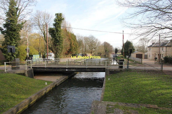 Photo 6"x4" Upstream side of the bridge Ufton Green c2011