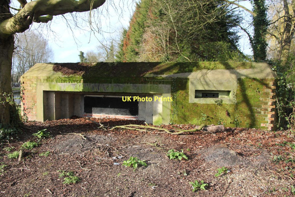 Photo 6"x4" View of the embrasures Ufton Green c2011