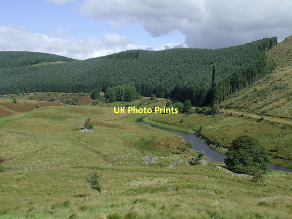 Photo 6"x4" Cwm Camddwr south-east of Soar-y-Mynydd, Ceredigion Cnwch Rhiwhalog c2010