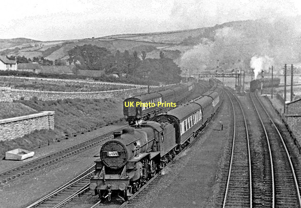 Photo 6"x4" The Chester - Holyhead main line east of Llandudno Junction Conwy c1951