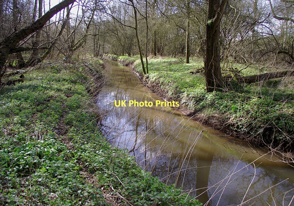 Photo 6"x4" River Worfe south-west of Beckbury, Shropshire Beckbury\/SJ7601 c2011 P1