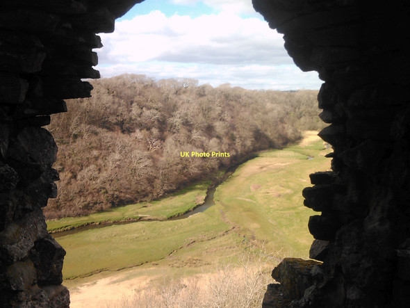 Photo 6"x4" View of the Pennard Pill and Northill Wood from the church ruins Lunnon c2011