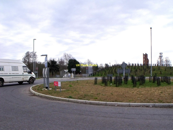Photo 6"x4" New roundabout east of Maresfield Uckfield c2011