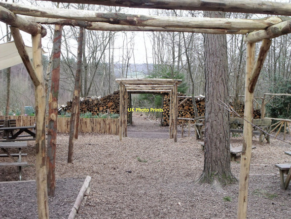 Photo 6"x4" Picnic area, Wilderness Wood, Hadlow Down Hadlow Down c2011