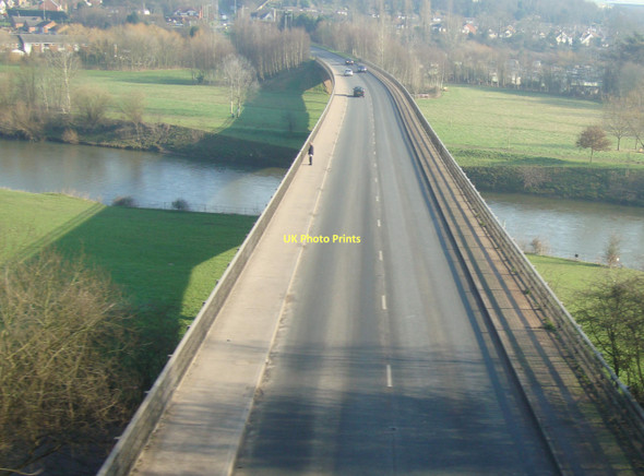 Photo 6"x4" Bridgnorth By-Pass Bridge over  the River Severn Bridgnorth c2008