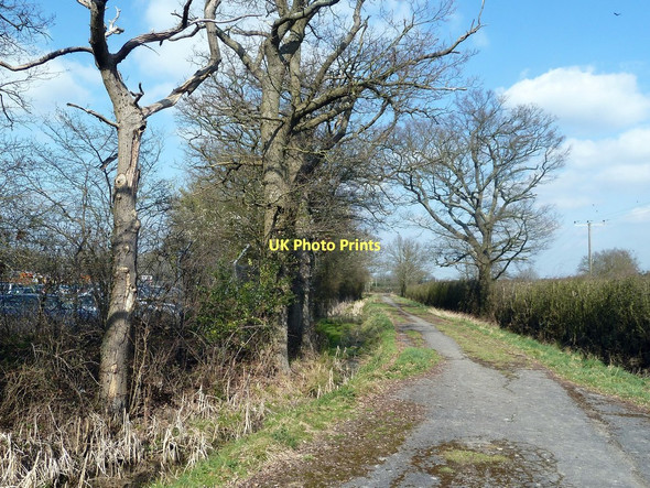 Photo 6"x4" Track near Gatwick Airport Horley\/TQ2843 c2011
