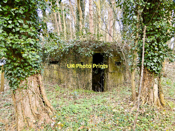 Photo 6"x4" Pillbox at the junction of the A12 and A1095 Blythburgh c2011