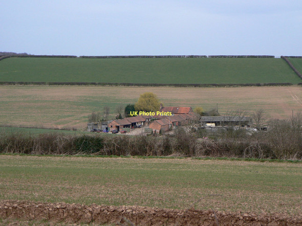 Photo 6"x4" Wood Barn Farm Lambley\/SK6345 c2011
