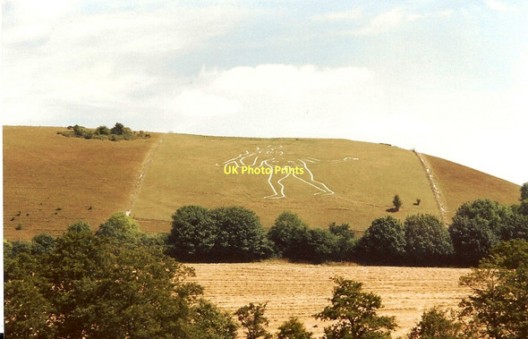 Photo 6"x4" Cerne Abbas Giant (1992) Cerne Abbas c1992