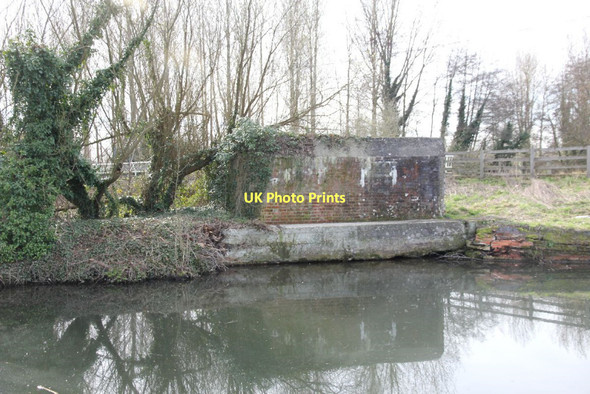Photo 6"x4" Pillbox across the Kennet Ufton Green c2011