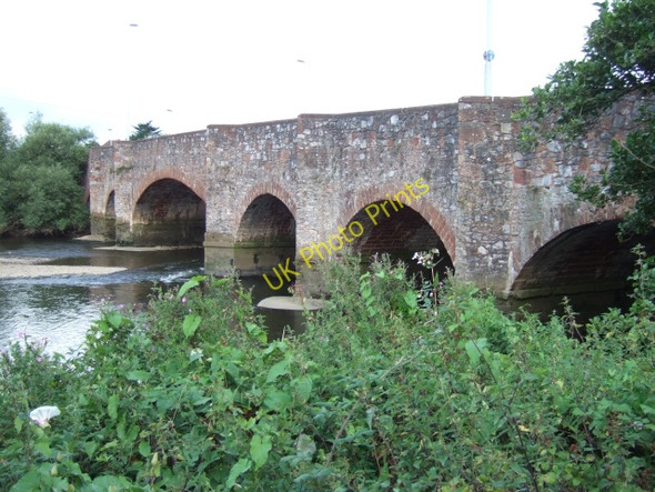 Photo 6"x4" Countess Wear Bridge Lower Wear c2009 P1