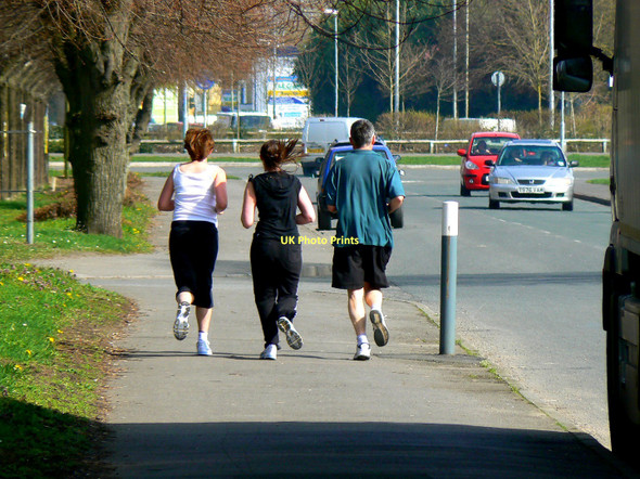 Photo 6"x4" Traffic, Barnfield Road, Swindon Even Swindon c2011
