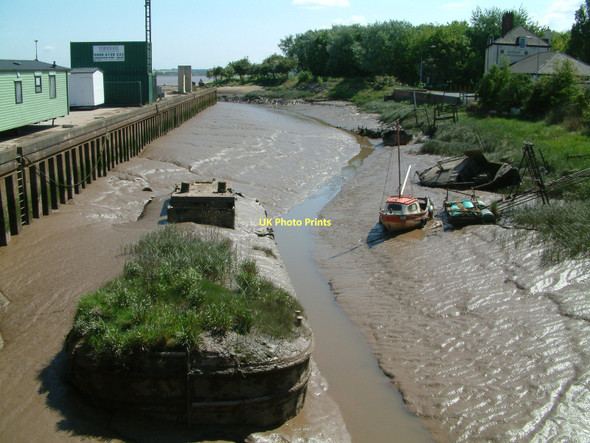 Photo 6"x4" Low tide in Hessle Haven Hessle\/TA0326 c2010