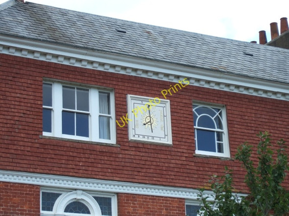 Photo 6"x4" Sundial on Countess Wear House Lower Wear c2009