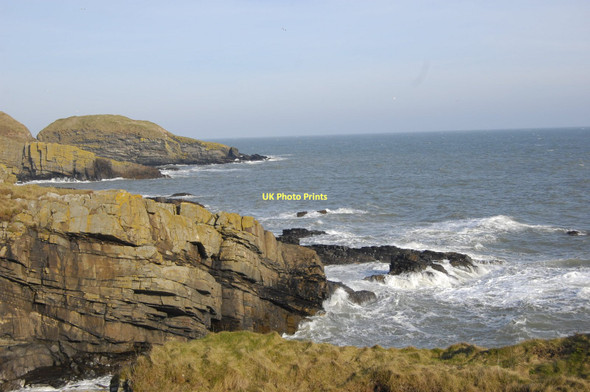 Photo 6"x4" Rocky coast, Collieston Collieston\/NK0328 c2011