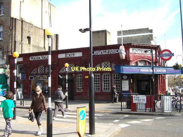 Photo 6"x4" Maida Vale Underground Station Kensal Town c2011